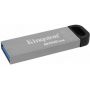 Флеш пам'ять KINGSTON DataTraveler Kyson 256GB USB 3.2 Silver/Black DTKN/256GB (DTKN/256GB)