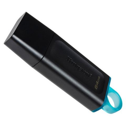 Флеш память KINGSTON 64GB USB3.2 Gen 1 DataTraveler Exodia (Black+Blue) - 2 Pack (DTX/64GB-2P)