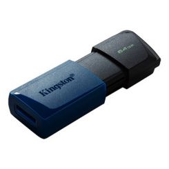 Флеш пам'ятьKINGSTON 64GB USB 3.2 Gen 1 DataTraveler Exodi M (Black + Blue) - 2 Pack (DTXM/64GB-2P)