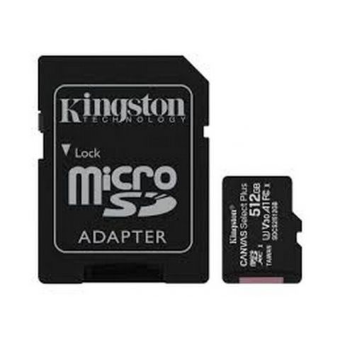 Карта пам'яті KINGSTON 512GB microSDXC Canvas Select Plus 100R A1 C10 (SDCS2/512GB)