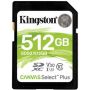 Карта памяти KINGSTON 512GB SDXC Canvas Select Plus (SDS2/512GB)