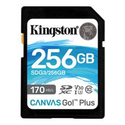 Карта пам'яті KINGSTON SDXC 256GB Canvas Go! Plus Class 10 UHS-I U3 V30 (SDG3/256GB)