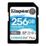 Карта памяти KINGSTON SDXC 256GB Canvas Go! Plus Class 10 UHS-I U3 V30 (SDG3/256GB)