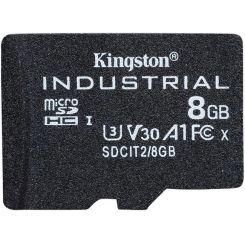 Карта пам'яті KINGSTON 8GB microSDHC Industrial C10 A1 pSLC Card Single Pack  (SDCIT2/8GBSP)