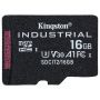 Карта памяти KINGSTON 16GB microSDHC Industrial C10 A1 pSL C Card Single Pack w/o Adapter (SDCIT2/16GBSP)