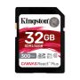 Карта памяти KINGSTON 32GB Canvas React Plus SDHC UHS-II 3 00R/260W U3 V90 (SDR2/32GB)