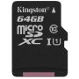 Карта памяти Kingston 64GB microSDXC Canvas Select Plus 100R A1 C10 S (SDCS2/64GBSP)